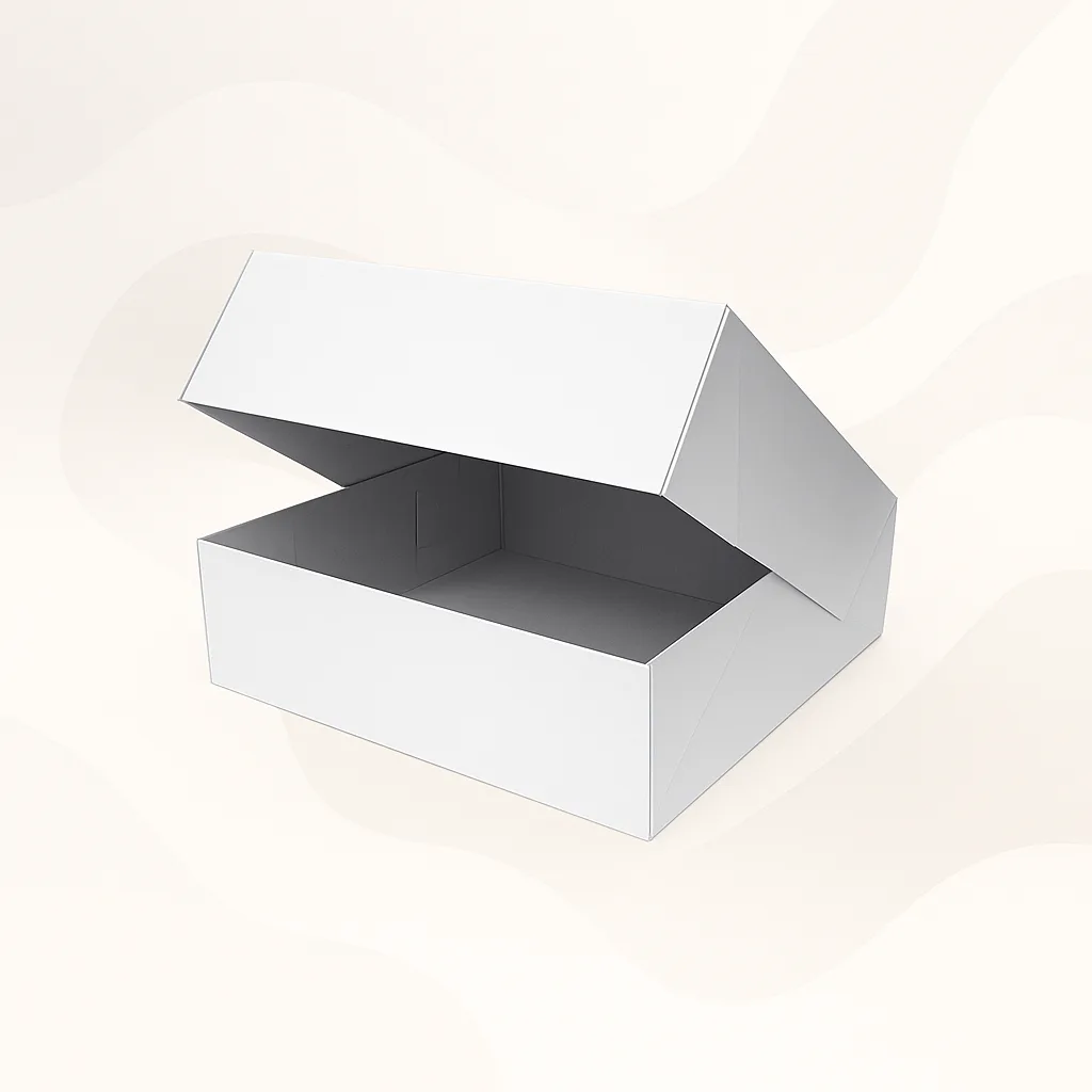 Boîte pâtissière blanche